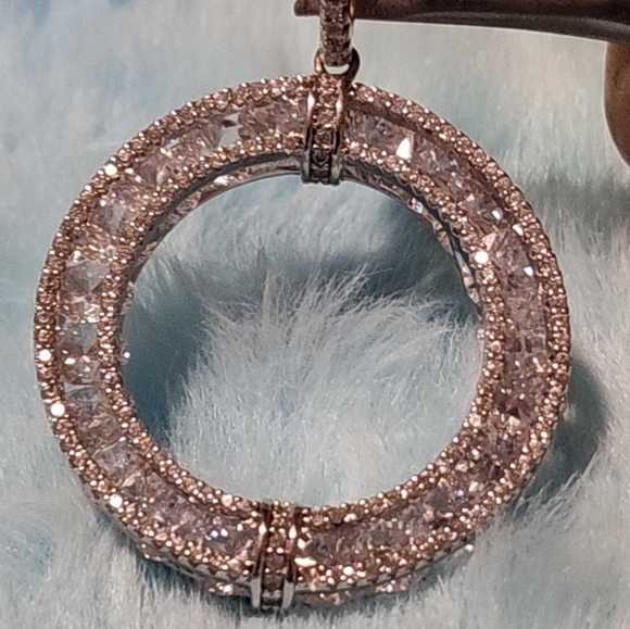 Pendant CZ, stealing silver - Picture 2 of 14